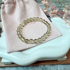 7.5mm Citrine Stretch Bracelet